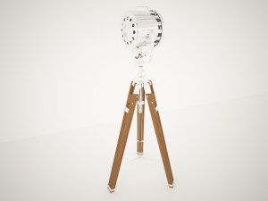 ralph lauren montauk search light floor lamp 3D मॉडल