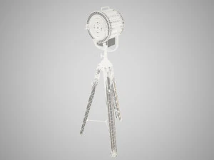ralph lauren montauk search light floor lamp 3D Model