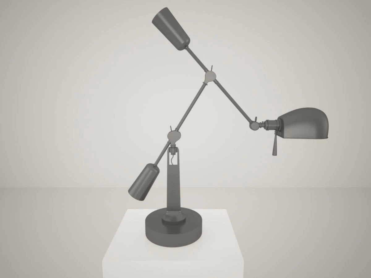 ralph laurenboom arm lamp 3D Model .c4d .max .obj .3ds .fbx .stl .blend 