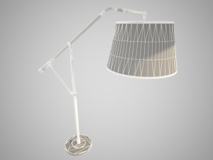 ralph lauren nolan loft floor lamp Modello 3D