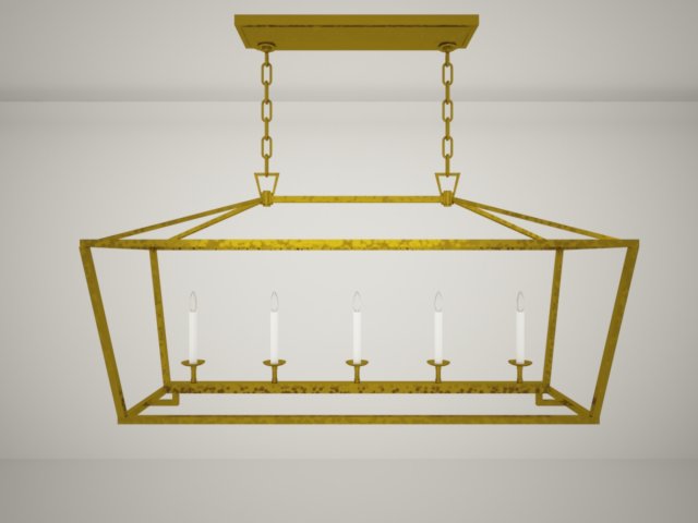chapman e myers darlana medium linear lantern Modèle 3D .c4d .max .obj .3ds .fbx .stl .blend 