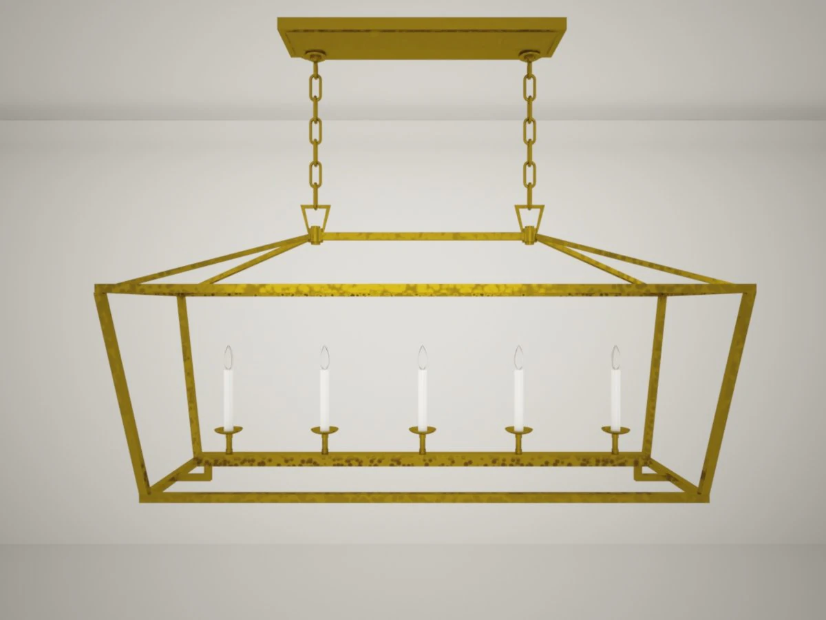 chapman e myers darlana medium linear lantern 3D Model .c4d .max .obj .3ds .fbx .stl .blend