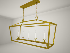 chapman e myers darlana medium linear lantern Modèle 3D
