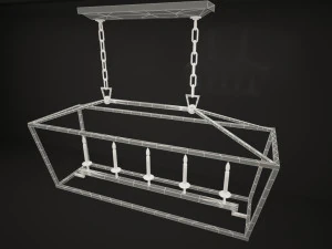 chapman e myers darlana medium linear lantern 3D Model