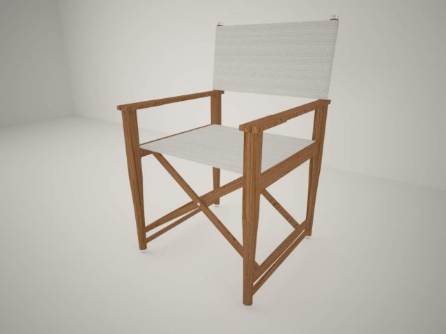ralph lauren greenport directors chair 3D Model