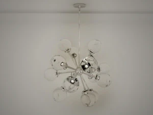 IAN K FOWLER Bistro Средняя круглая люстра 3D Модель