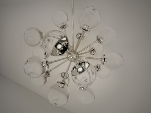 IAN K FOWLER Bistro Medium Round Chandelier 3D 模型