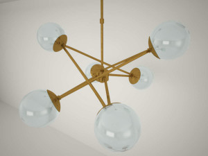 IAN K FOWLER Turenne Large Dynamic Chandelier 3D Модель