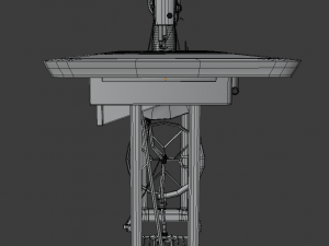 retro sawing machine singger 3D 模型