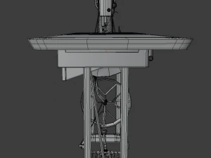 retro sawing machine singger 3D Model