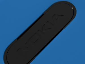 nokia 105 blue body Modèle 3D