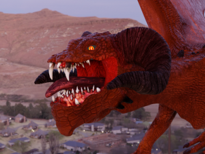 volcano dragon 3D Модель