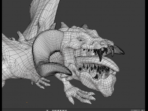 volcano dragon 3D Модель