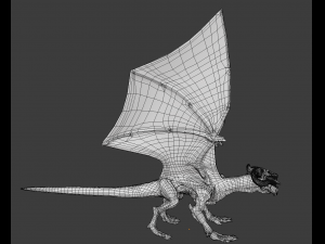 volcano dragon 3D Модель