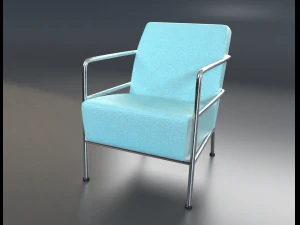 कपड़े की कुर्सी का आकार 1 3D मॉडल