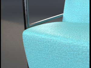 Febric chair shape1 Modelo 3D