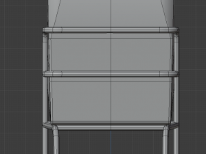 Febric chair shape1 Modelo 3D