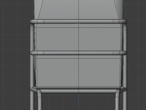 Febric chair shape1 3D Model