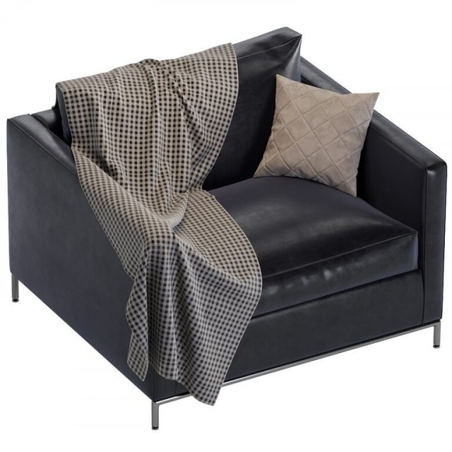 bb italia project george armchair Model 3D .c4d .max .obj .3ds .fbx .stl .blend 