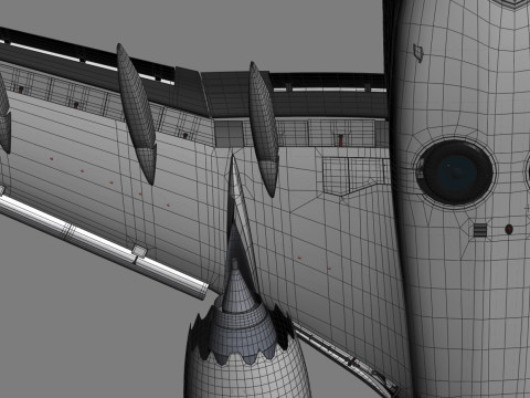 Boeing 737-8 MAX Generic White 3D Model
