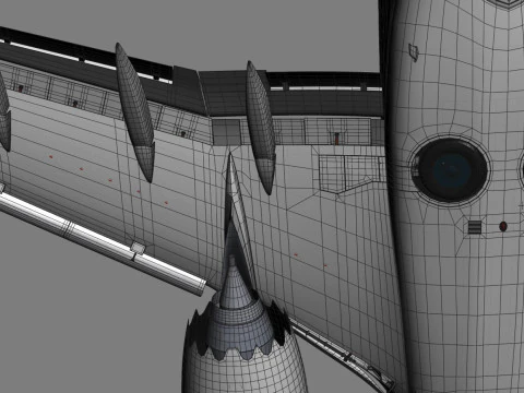 Boeing 737-8 MAX Generic White 3D Model