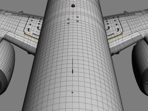 Boeing 737-8 MAX Generic White 3D Model
