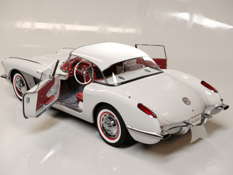 Chevrolet Corvette Coupe 1960 Modèle 3D