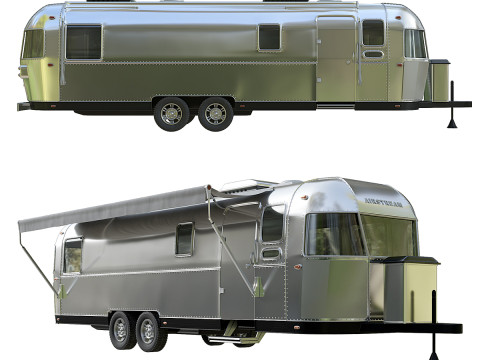 Airstream Travel Trailer 3Dモデル