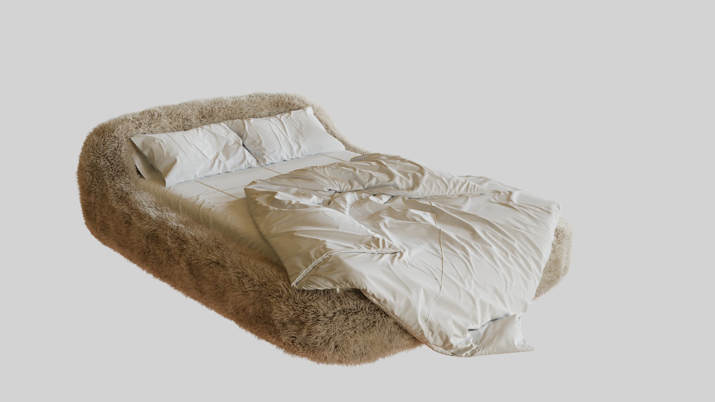 Timothy Oulton Argali Bed 3D Model .c4d .max .obj .3ds .fbx .stl .blend 