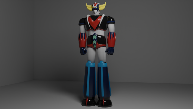 Grendizer Modello 3D .c4d .max .obj .3ds .fbx .stl .blend 