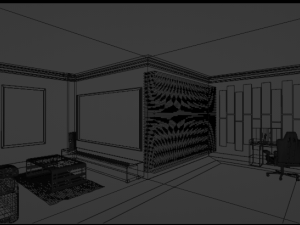 Gaming Room Model 3D
