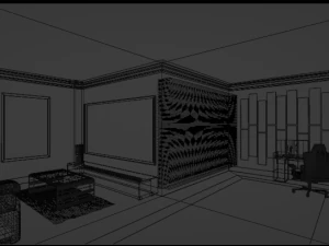 Gaming Room 3D Model