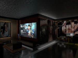 Gaming Room 3D Model