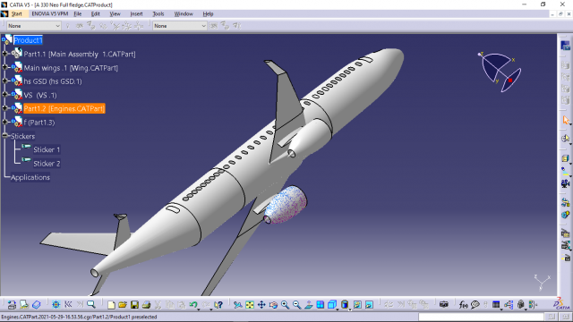 airbus a330 3D Model .c4d .max .obj .3ds .fbx .stl .blend 