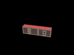 multi-storey house with an internal entrance Model 3D