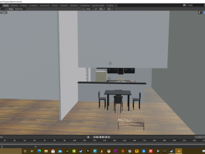 simple kitchen Modello 3D