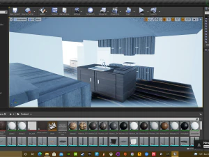 simple kitchen 3D Model