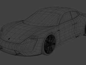 Porsche mission e Modèle 3D