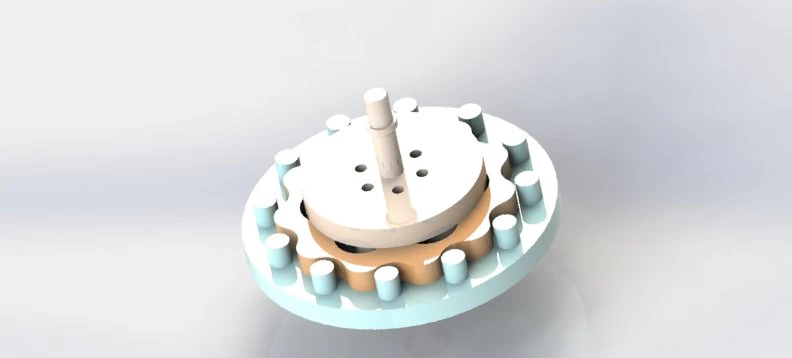 cycloidal drive 3D Model .c4d .max .obj .3ds .fbx .stl .blend 
