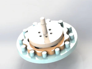 cyclo&iuml;dale aandrijving 3D Model