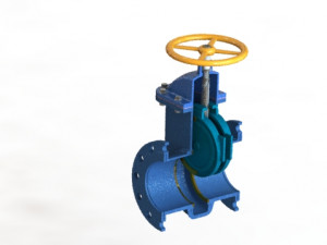gate valve 3D Model