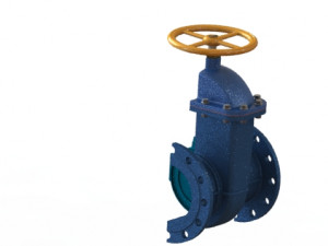 gate valve 3D Model
