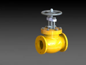 v&aacute;lvula de parada Modelo 3D