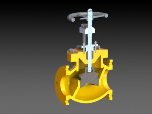 stop valve 3D 模型