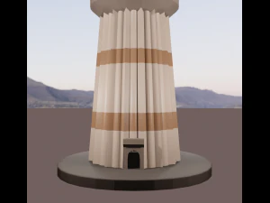 qutub minar blend 3D Model