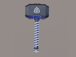 thors hammer Modèle 3D