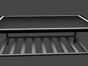 modern coffee table 3D मॉडल
