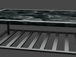 modern coffee table 3D मॉडल