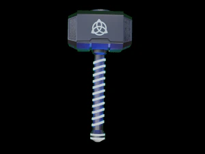thors hammer 3D Model
