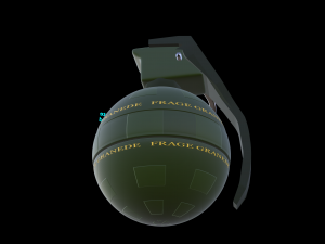 frag grenade 3D मॉडल